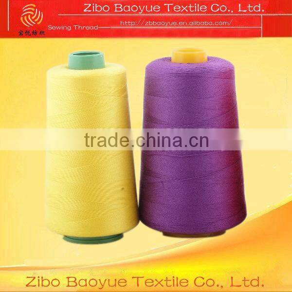 100% polyester spun yarn sewing thread