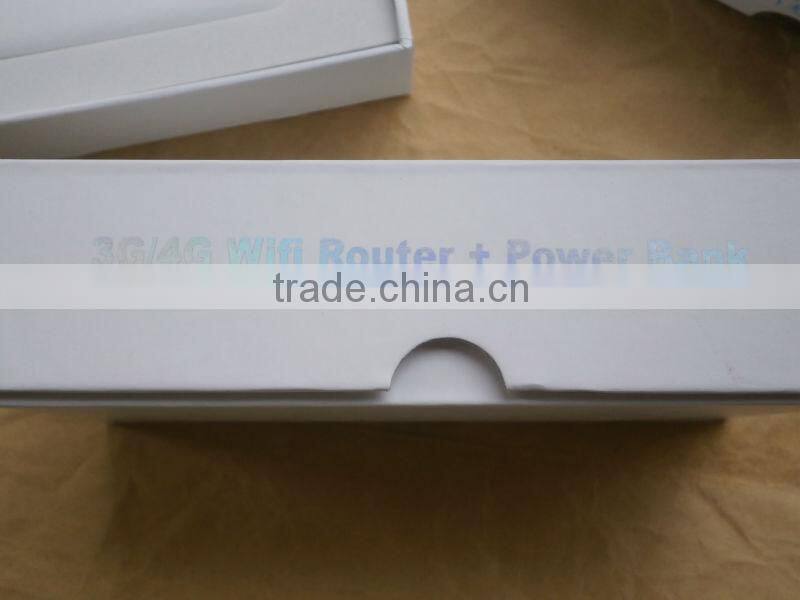 3G router with wifi media player and power bank 5200mA