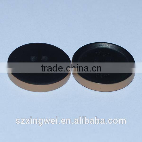 matt fashion laser logo resin button for Garment