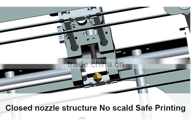 China 3D Printer Maunfacturer Metal Frame 3D Printer Shenzhen Build Size 210*210*330mm 3D Metal Printer