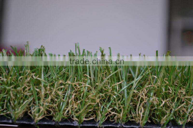 Hot sale 35mm curly+straight monofilament yarn indoor non-filling futsal artificial grass