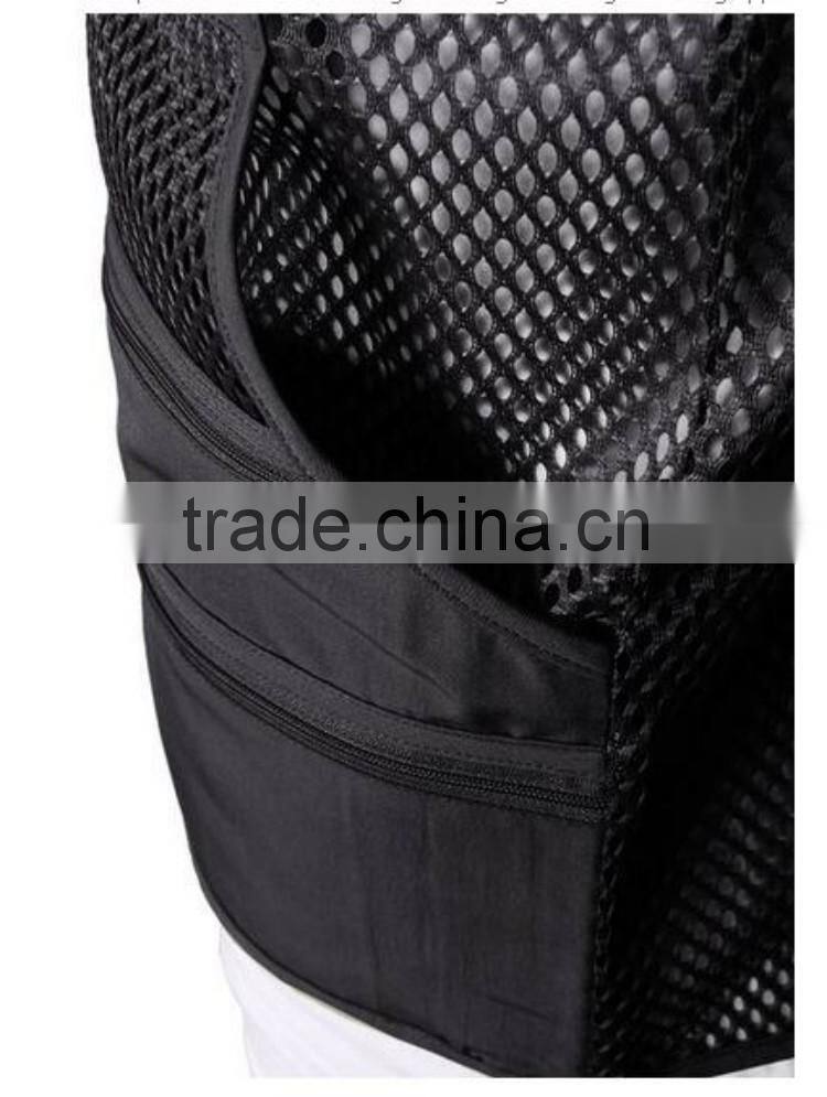 Mens Casual Work Utility Hunting Travels Sports Mesh Vest With Pockets
