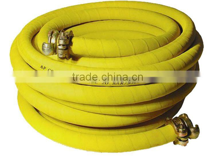 China rubber abrasion resistant Air Compressor Hose Factory