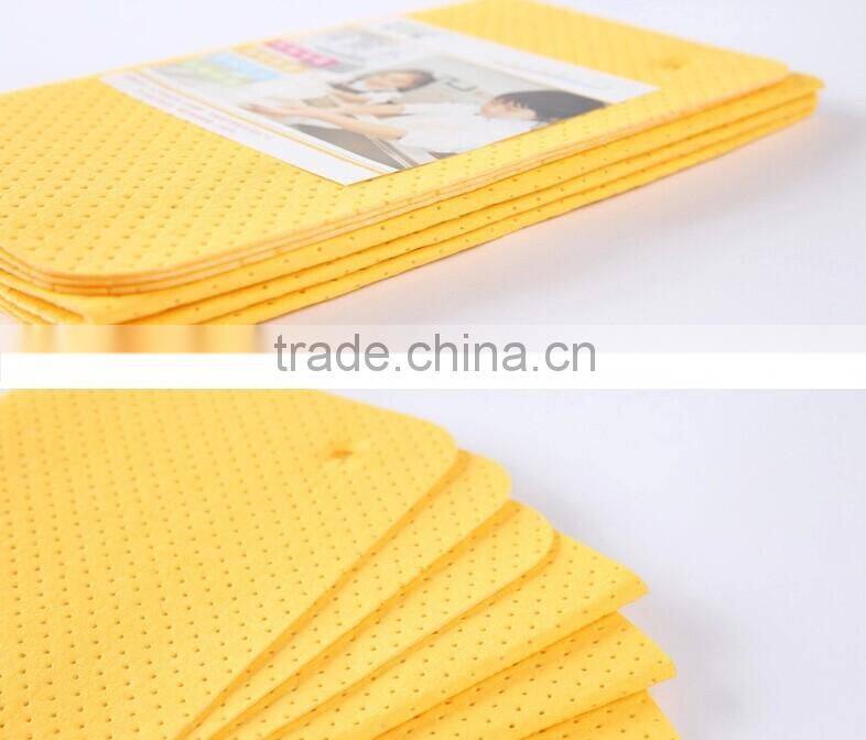 High quality yellow/blue nonwoven cleaning cloth