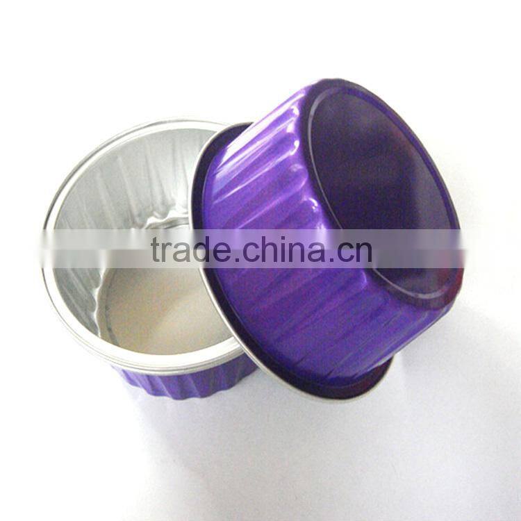 aluminum foil christmas pudding cup with lid in guangzhou