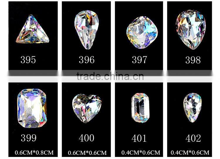 2016 New arrival special-shaped diamond cut high quality colorful stone with factory price