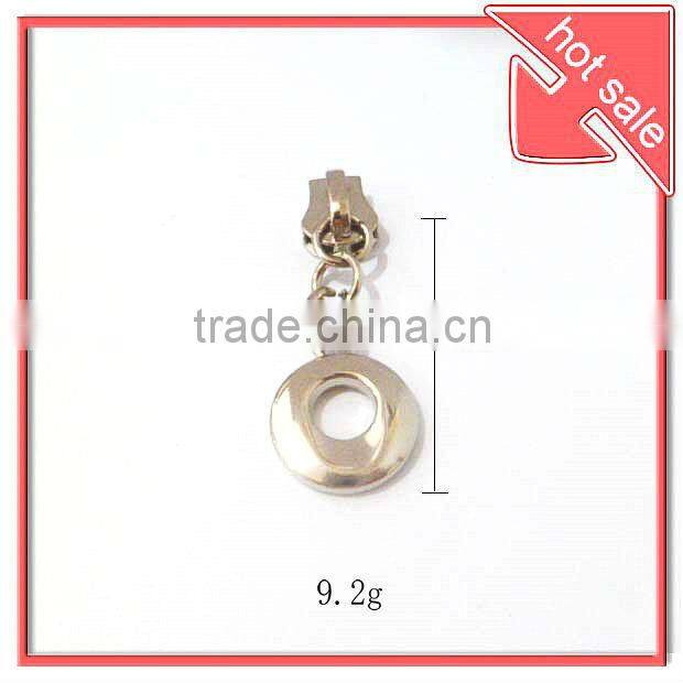 nickel metal zipper puller for bags, zipper slider