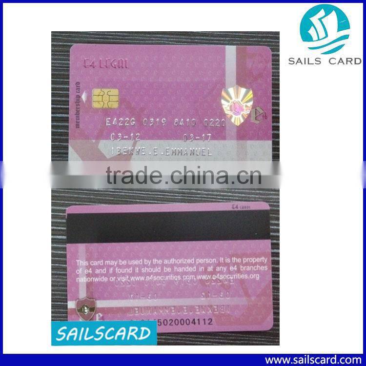 Hico Loco Plastic Magnetic Stripe Card With Low Cost