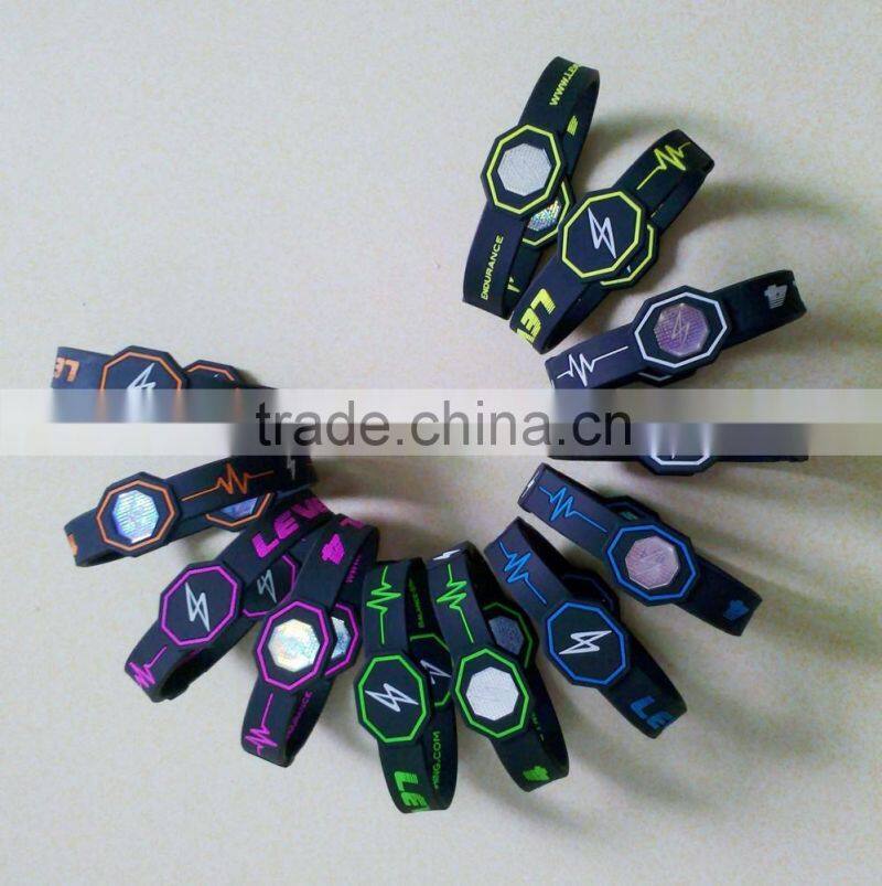 magnet silicone wristband