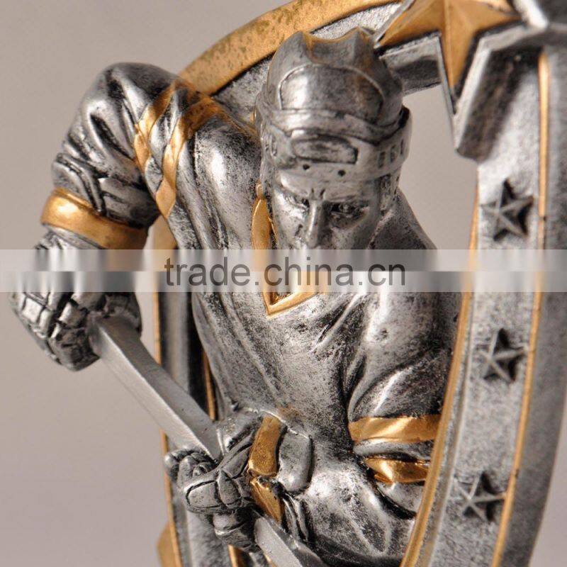 Sports resin sculpture for sports souvenir