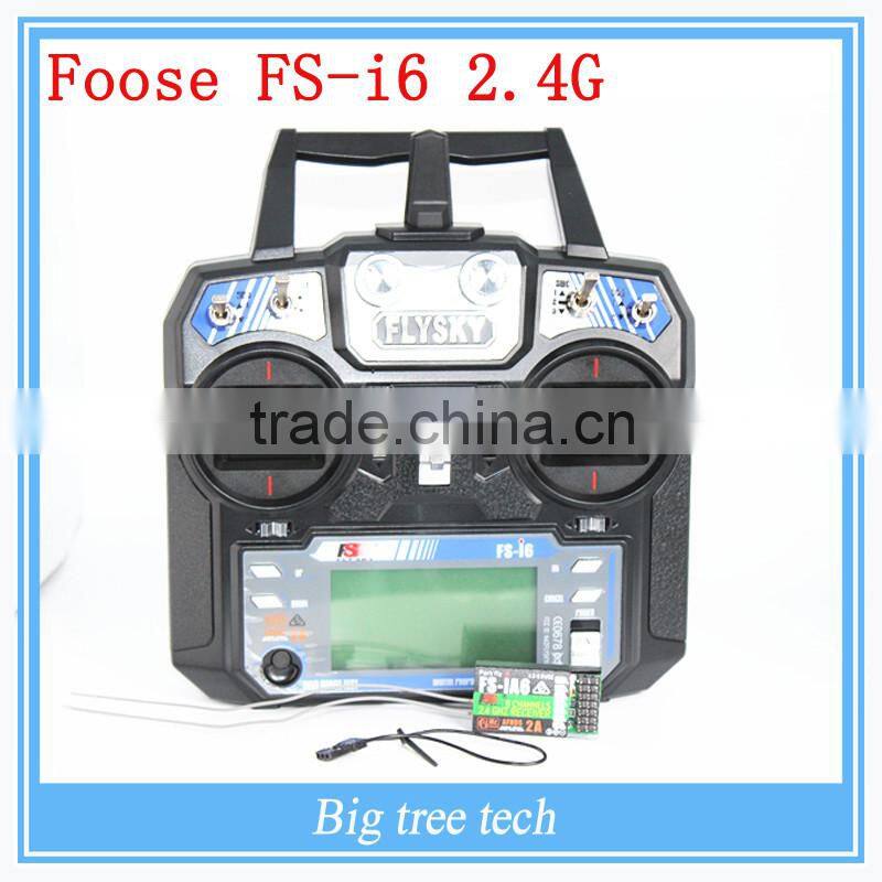 Foose FS-i6 2.4G data backhaul new six-channel model remote control model aircraft display compatible multiaxial Rc Spare Parts