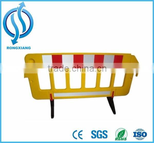 Temporary Portable Plastic Barrier/ Pedestrian Fence Barrier / plastic safety fence for Road Safety