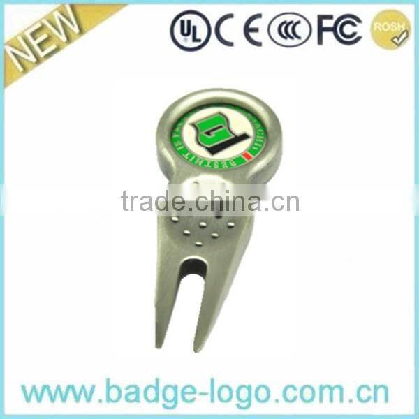 Golden Custom Die Casting Divot Tool Ball Marker