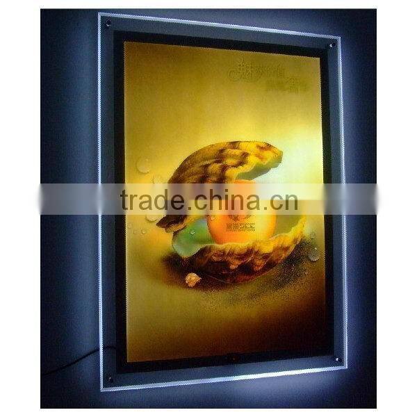 Top grade hot selling double side led hanging light box