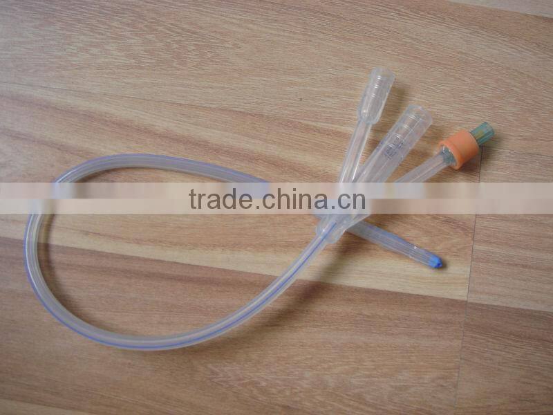 3-way Disposable Silicone Foley Catheter