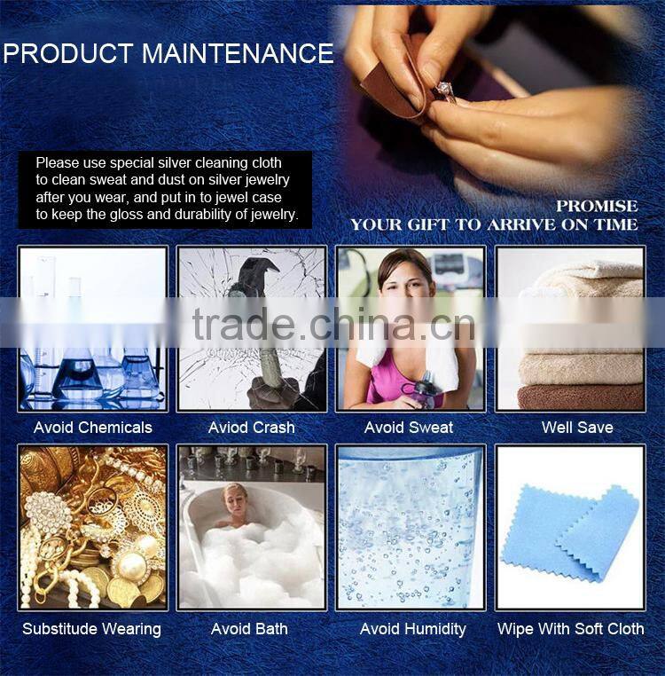 Fashion 925 Sterling Silver Exquisite Multiple Blue White CZ Diamonds loving Heart of the Ocean Chain Bracelet