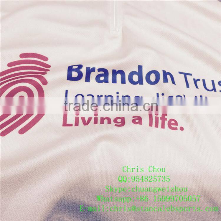 Stan Caleb Custom Design Bicycle Riding Short Sleeve Shirt 2016 cycling jersey England