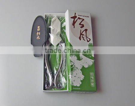 18-0 Stainless steel MATSUKAZE Ikenobou / Japanese garden trimming scissors