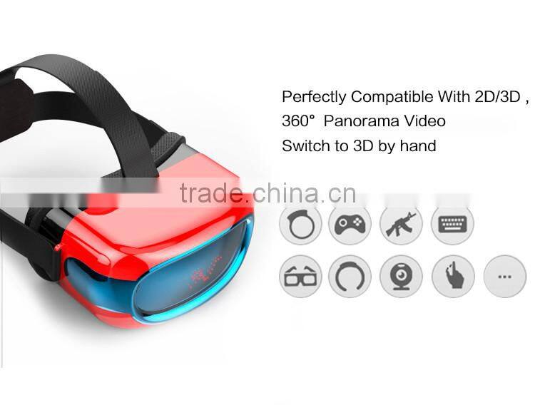 Virtual reality all in one machine 3D VR glasses oculus headset compatible PC/PSP vr box 1080p full hd