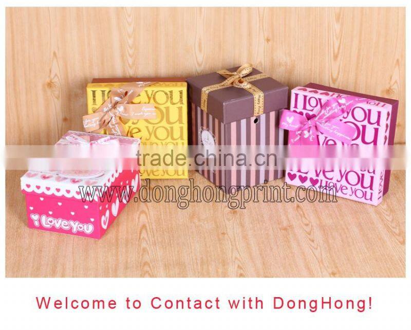 Printed food design sweet cardboard packaging box