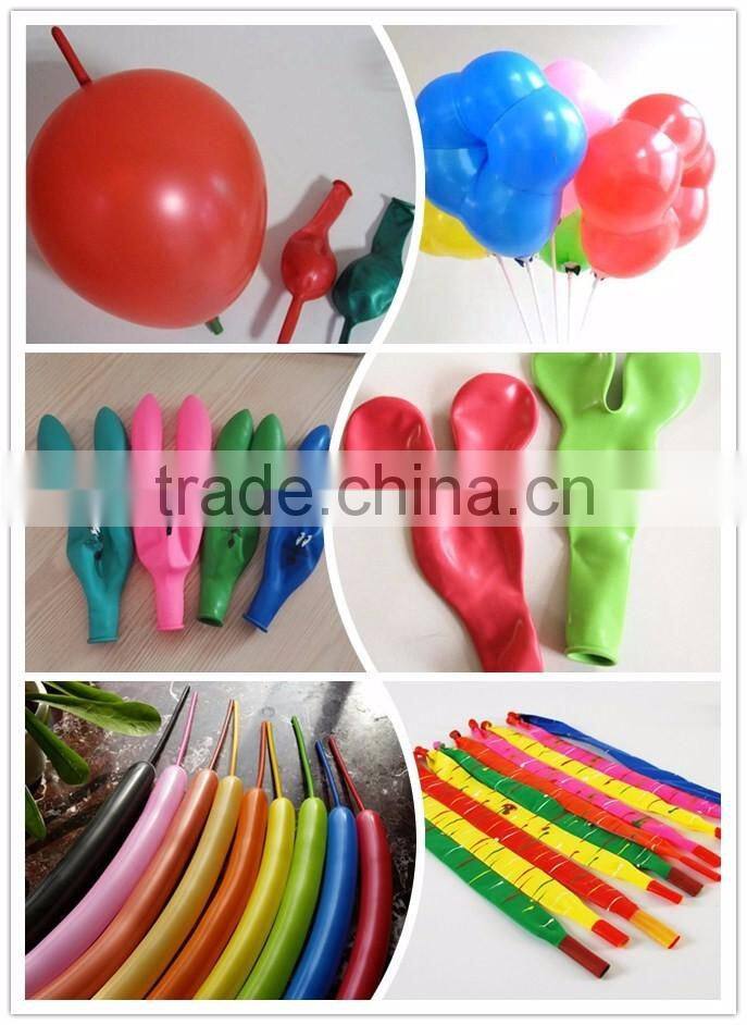 various kinds of latex different shaped balloons