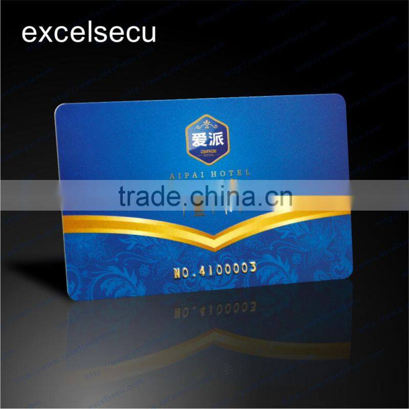 ESECU Wholesale best price contactless IC smart card key card for hotel room access