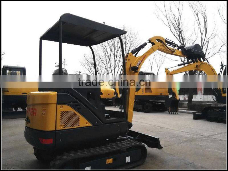 China Cheap CARTER 1.8 Ton Mini Rubber Crawler Excavator , CE / ISO Certificate, CT18-9D