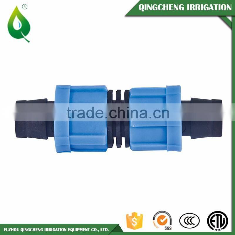 Lock Coupling Blue Plastic Drip Socket Fitting