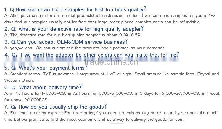 CE ROHS fcc approved 72W power adapter single output switching power supply 24v 3a smart power adapter supply