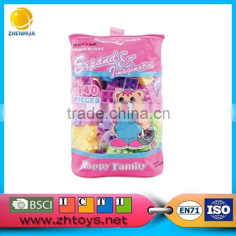 2016 new trendy products building blocks toys for child 140pcs