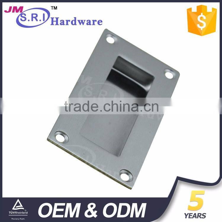 Surface mounted 304 stainless steel flush drawer pull handle