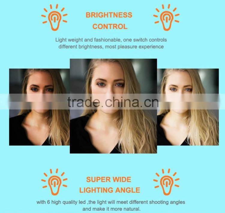 new arrival mobile phone selfie flash selfie light external enhancing selfie night light