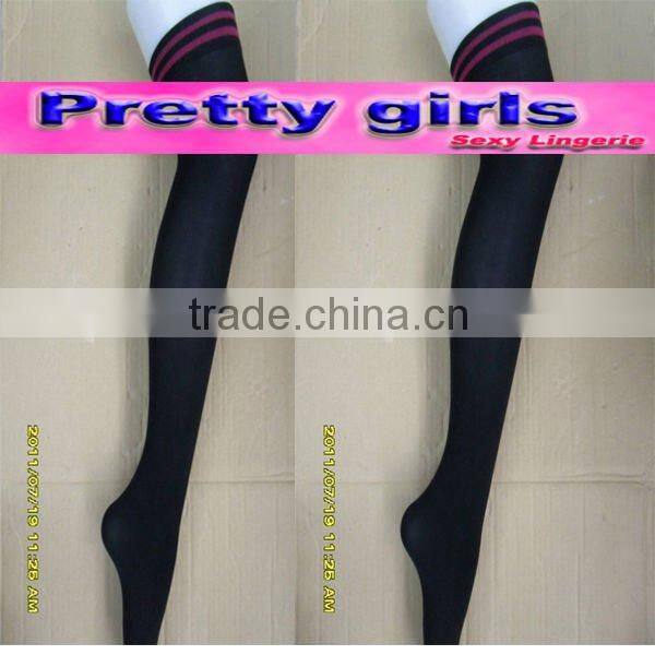 hot sale sexy black and red stocking m1387