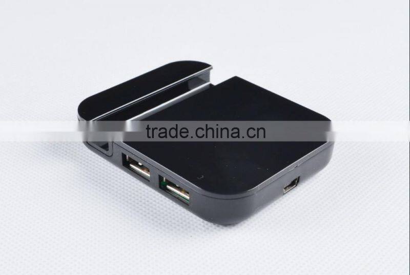 Mutifunctional Plastic Casing 480MBPS usb2.0 4 por hub from usb hub suppliers