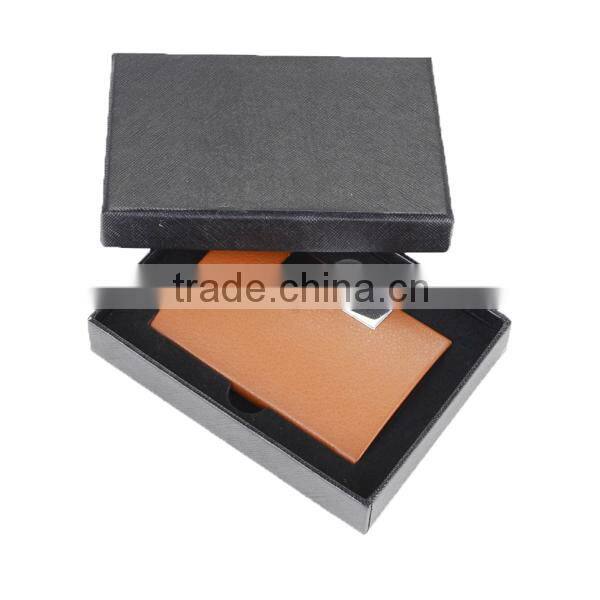 High quality leather name card box,leather card box