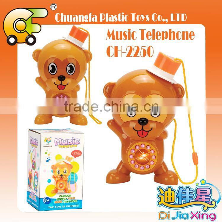 Musical instrument guitar toys cartoon intelligence guitar with light