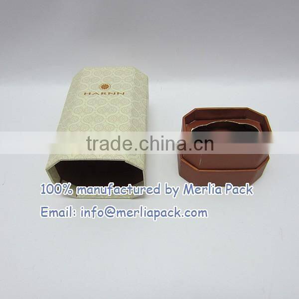 Octangle Essential Oil Paper Boxes Blend Clove Orange Skin Care Treatment Boxes