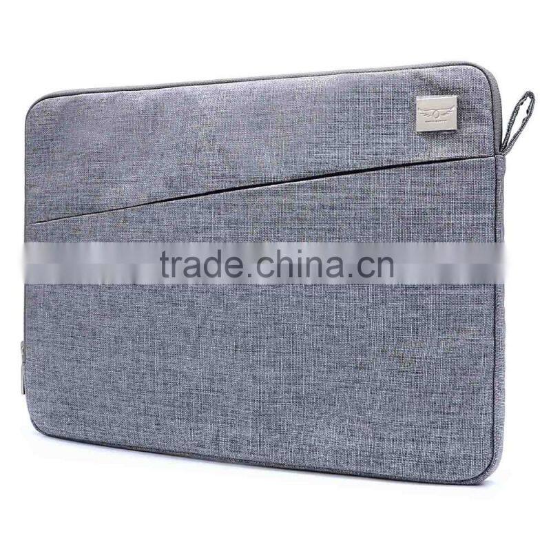 Large Canvas Zip Shopping Travel School Bookbag Built-in Laptop Sleeve Fits 12-inches Tablet school bag CS-AW513(1)