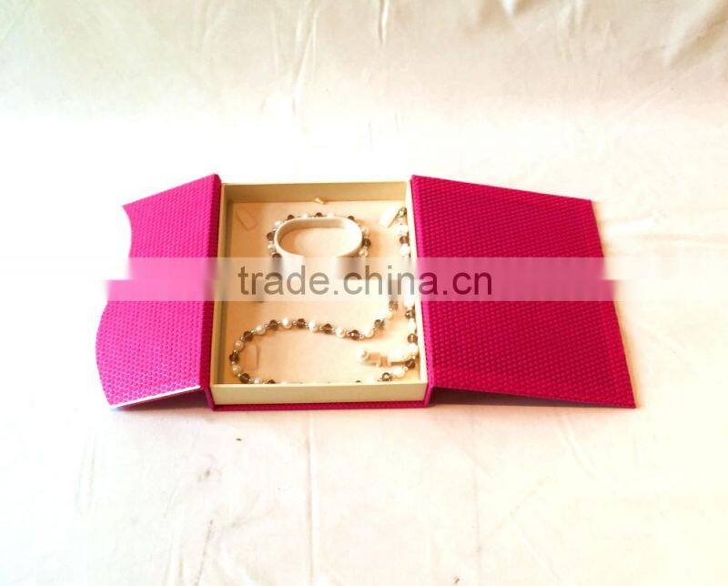 High quality special paper jewelry packaing box