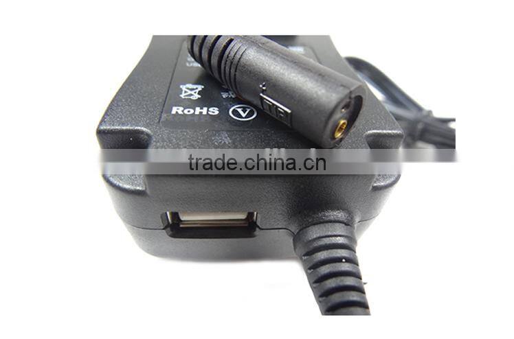 universal power adapter wall charger 30w charger adapter with 6 ac tips