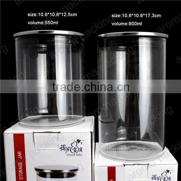 china professional manufacture high quality borosilicate glass bottle with gift box packig