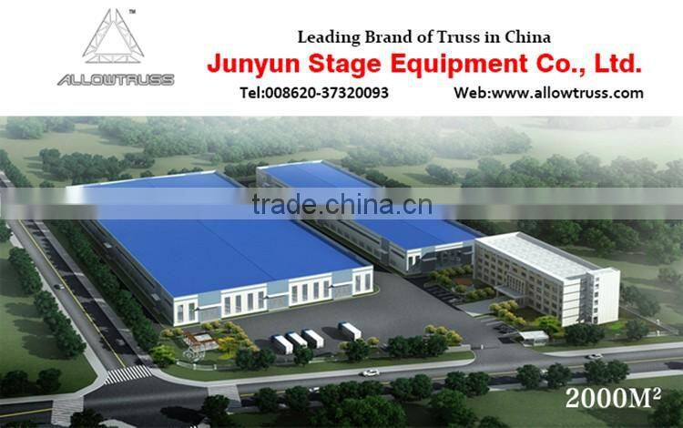 Used in various industries performances event truss stage,mobile stage