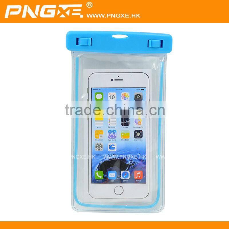 2015 New arrival hot selling mobile phone PVC waterproof bag for phone