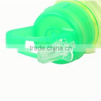 China Supplier Fashional Any Color Flip Straw Water Bottle