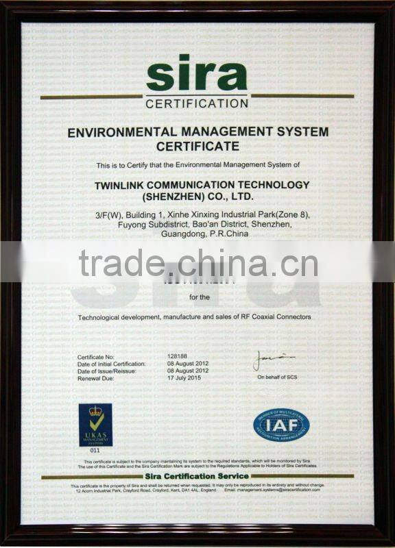 SMA MALE type connectors Right Angle female coaxial connectors for 1/2 cable