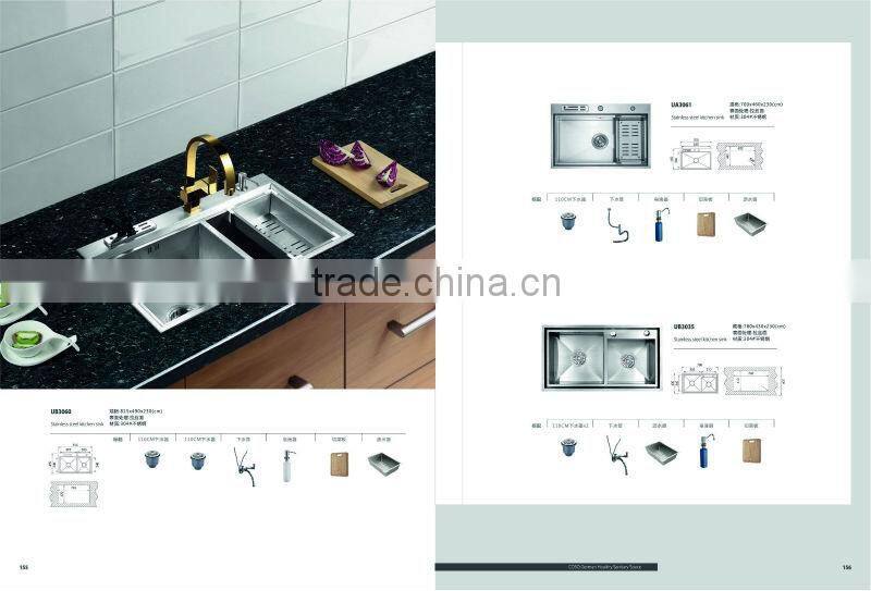 304 stainless steel kitchen sink UB3035