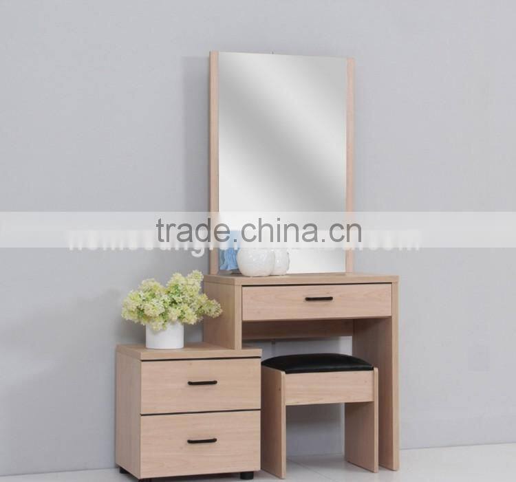 Simple Dressing Table Beauty Portable Dresser Storage With Mirror