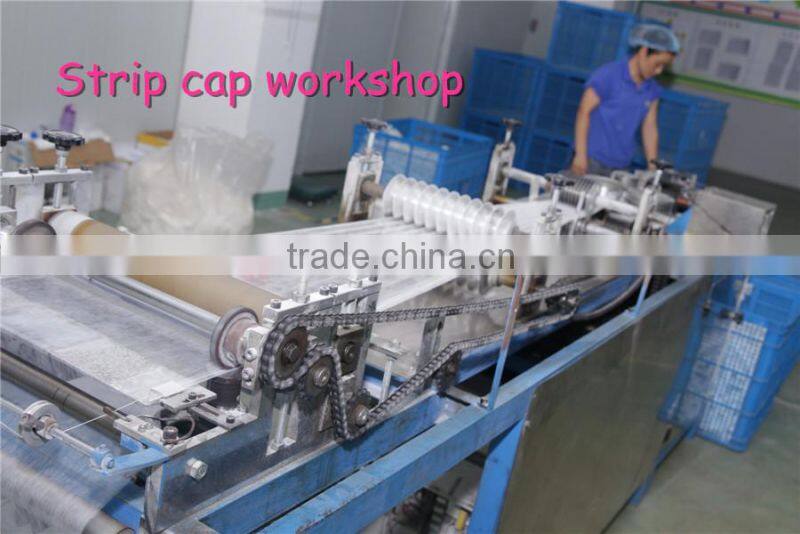 blue white green hair covering nonwoven disposable hair nets