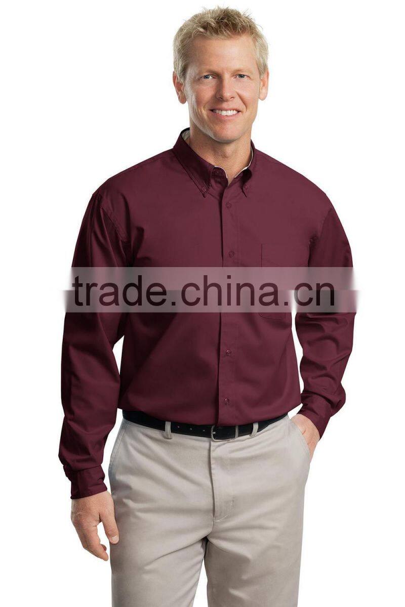 Wholesale custom long sleeve shirts for men