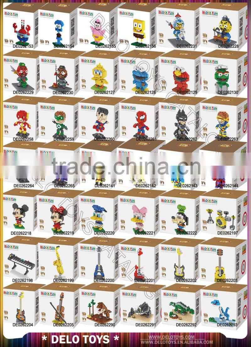 plastic diamond bricks assemble toys construction blocks Loz Mickey Mouse blocks DE0262218